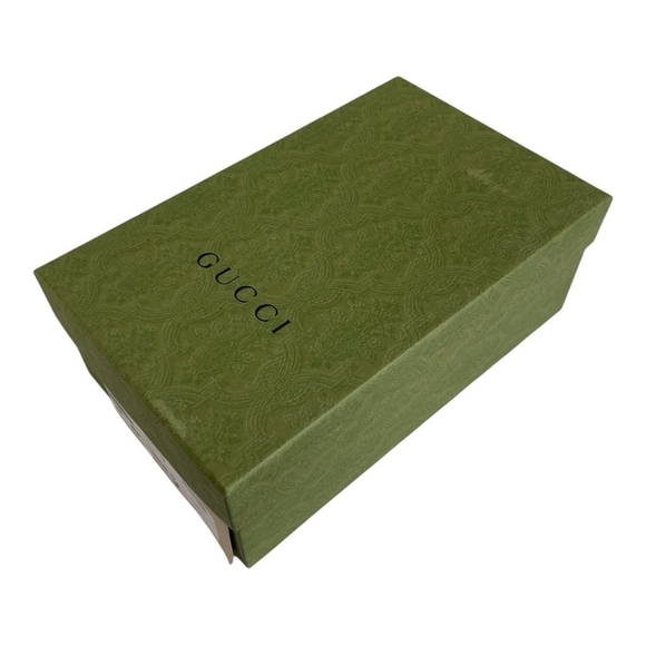 Authentic Empty GUCCI BOX Rectangular Green Damask Print Women Shoes Gift Box - Picture 4 of 8